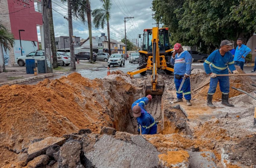 Prefeitura realiza ação de microdrenagem em Buraquinho