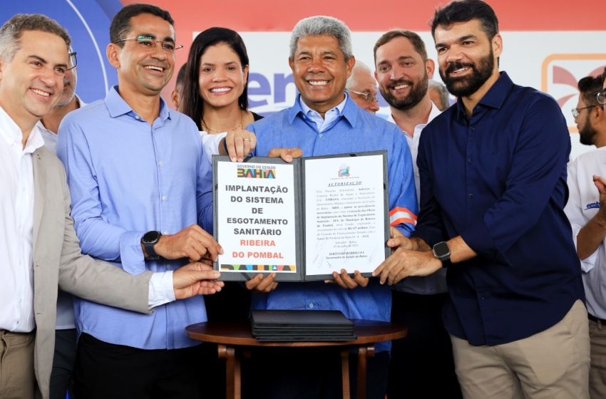 Governo do Estado firma contrato com Banco do Nordeste para implantar e ampliar sistemas de esgotamento sanitário em municípios baianos