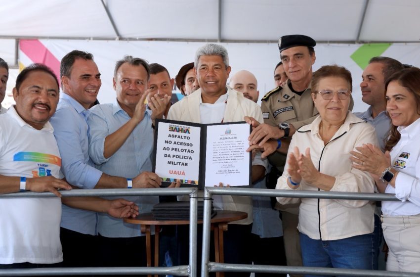 Governo do Estado entrega ponte sobre o Rio Vaza Barris e reforça infraestrutura e saúde em Uauá