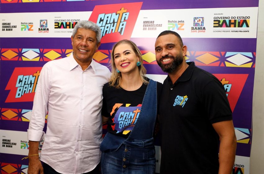Governador prestigia abertura do Festival Canta Bahia 2025 e destaca apoio à cultura gospel no estado
