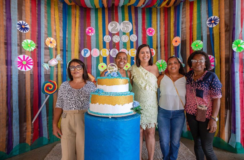Comunidade escolar comemora os 25 anos da Escola Loteamento Santa Júlia