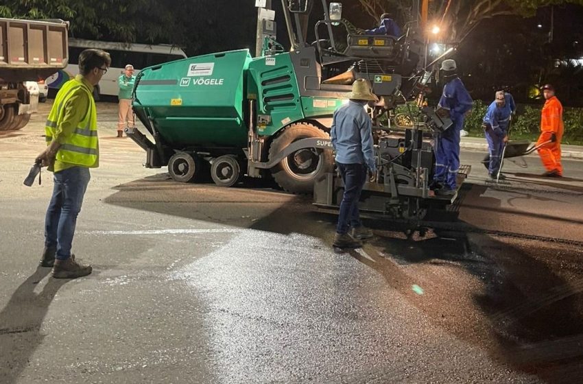 Obras de requalificação asfáltica avançam em Itacimirim