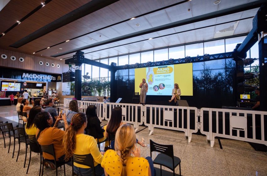 Prefeitura realiza ações de prevenção e diagnóstico das hepatites virais no Parque Shopping Bahia