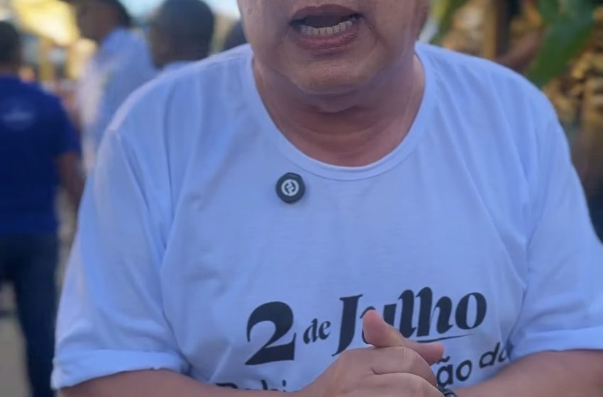 Rosemberg Pinto reforça apoio à reeleição de Lula e Jerônimo durante cortejo do 2 de Julho