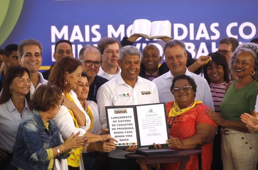 Após retomadas de obras em Salvador, Jerônimo e Rui Costa entregam 260 moradias do Minha Casa Minha Vida, em São Gonçalo do Retiro