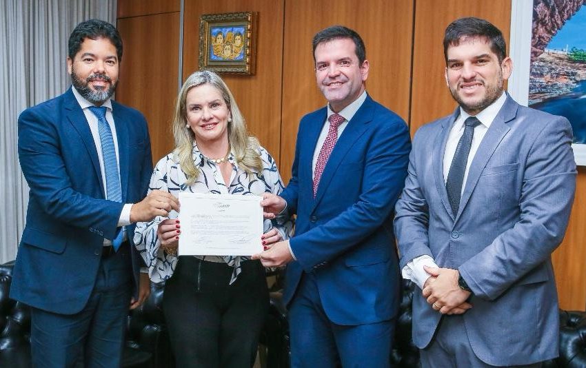 Ivana Bastos recebe comitiva do TRE e reforça parceria com o judiciário