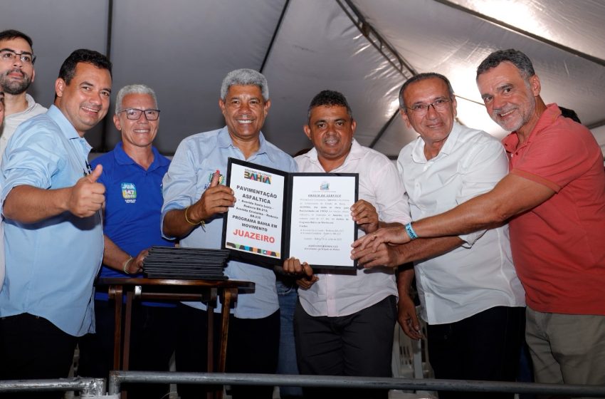 Em mais um dia de extensa agenda em Juazeiro, governador entrega obras e anuncia investimentos em saúde e desenvolvimento rural