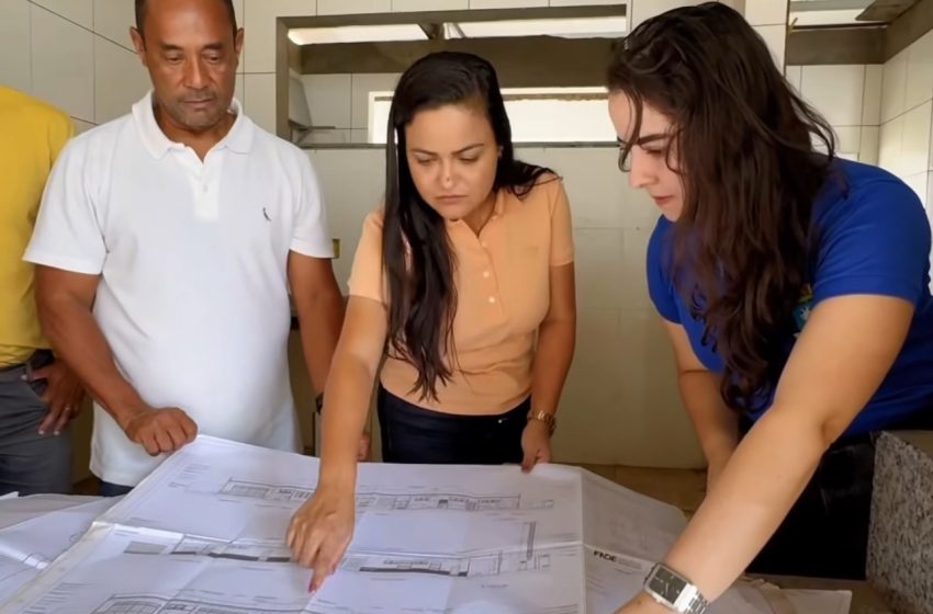 Débora Regis retomará obra da creche do Jardim Castelão abandonada pela gestão anterior