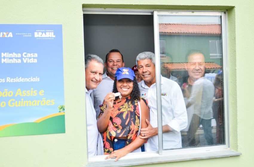 Geraldo Júnior comemora entrega de 860 unidades habitacionais na Bahia: “parceria firme do Governo Federal com a Bahia”