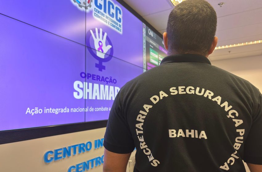 Bahia realiza Dia D da Operação Shamar contra a violência doméstica