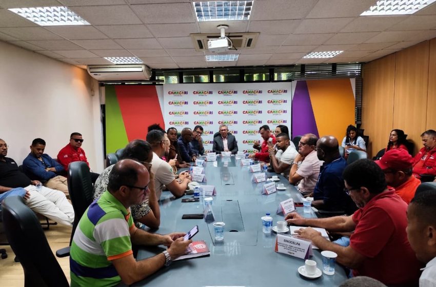 Caetano reúne sindicatos e reforça diálogo sobre emprego, renda e desenvolvimento