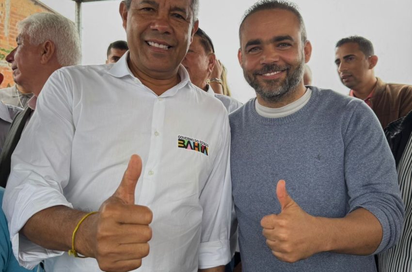 Rosalvo participa de inaugurações ao lado do governador Jerônimo Rodrigues em Ipecaetá
