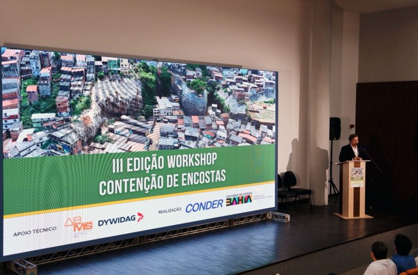 Conder promove workshop para fortalecer ações de contenção de encostas na Bahia