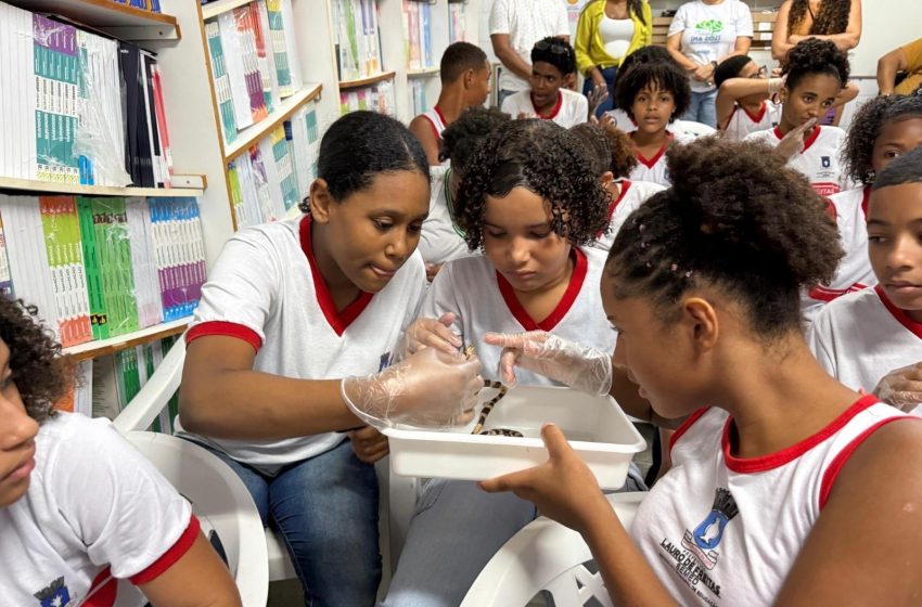 Projeto “Pequenos Cientistas” encanta alunos de Lauro de Freitas com experiências de ciência e natureza