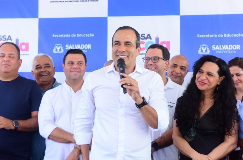 Bruno Reis entrega novo centro de educação infantil em Salvador com o dobro de vagas em tempo integral
