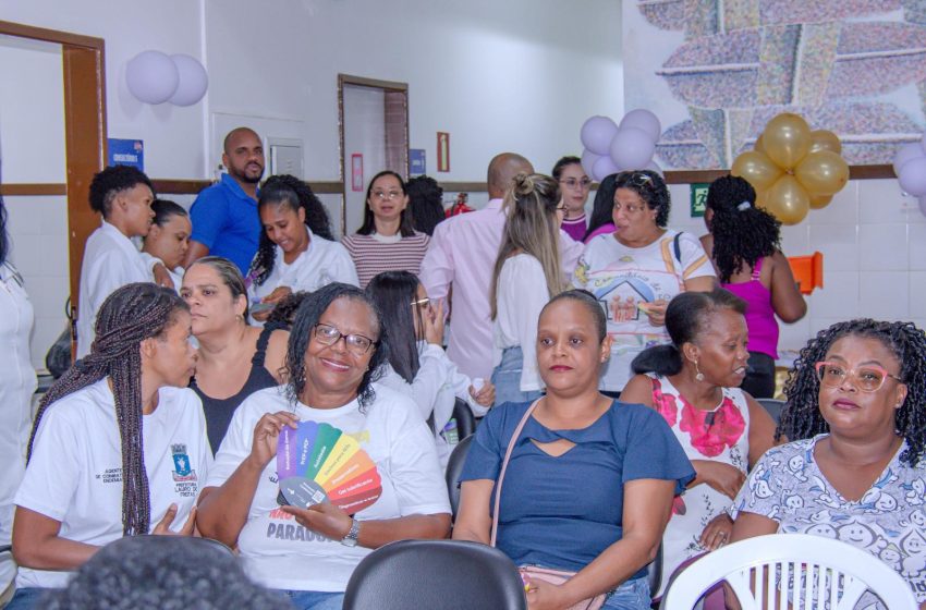 Moradoras de Vida Nova participam de ação sobre conscientização e enfrentamento à violência contra a mulher