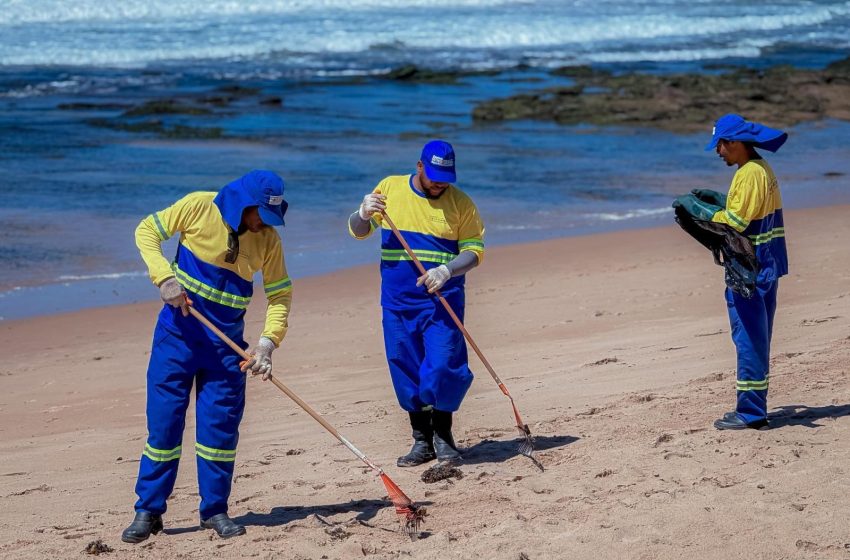Praias mais limpas e acolhedoras: Prefeitura garante cuidado diário com o litoral de Lauro de Freitas