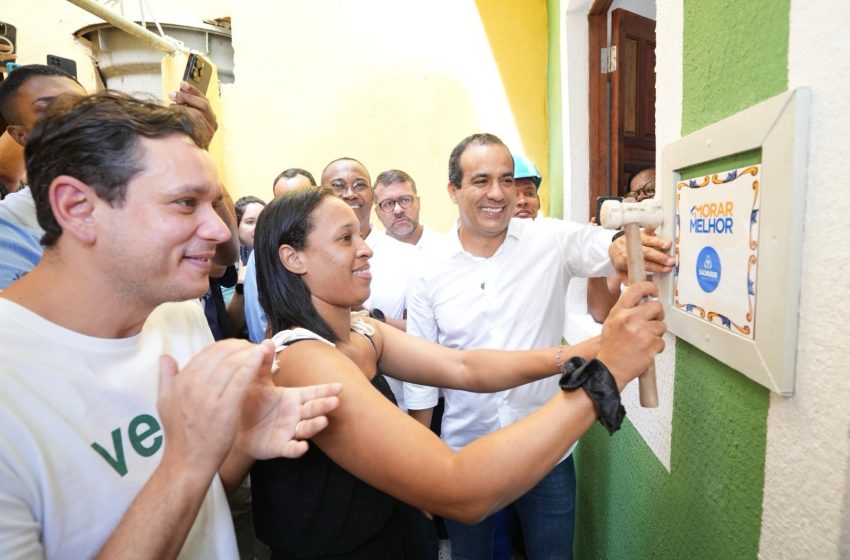 Salvador: Bruno Reis celebra 300 casas reformadas pelo Morar Melhor em Pituaçu e anuncia expansão do programa