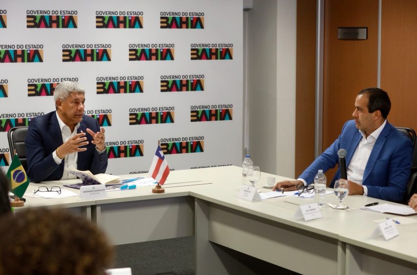 Governador Jerônimo Rodrigues e prefeito Bruno Reis dialogam sobre projetos e investimentos para a capital baiana