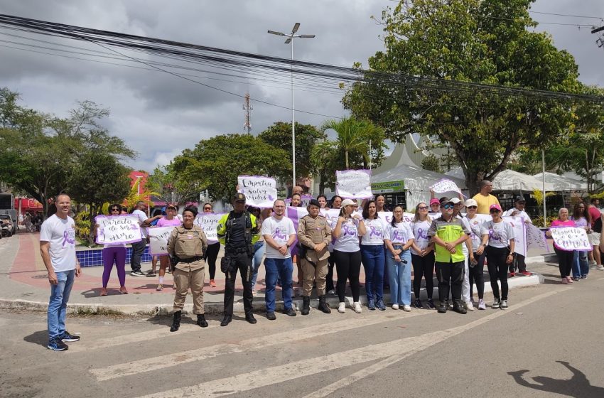 12º BPM apoia Caminhada da OAB em combate à violência contra a mulher