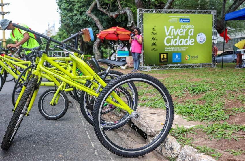 Viver a Cidade leva lazer e atividades físicas a pessoas com deficiência na Av. Magalhães Neto neste domingo (17)