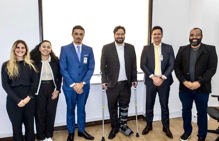 CGM de Lauro de Freitas fortalece diálogo institucional em visita à Controladoria de SP