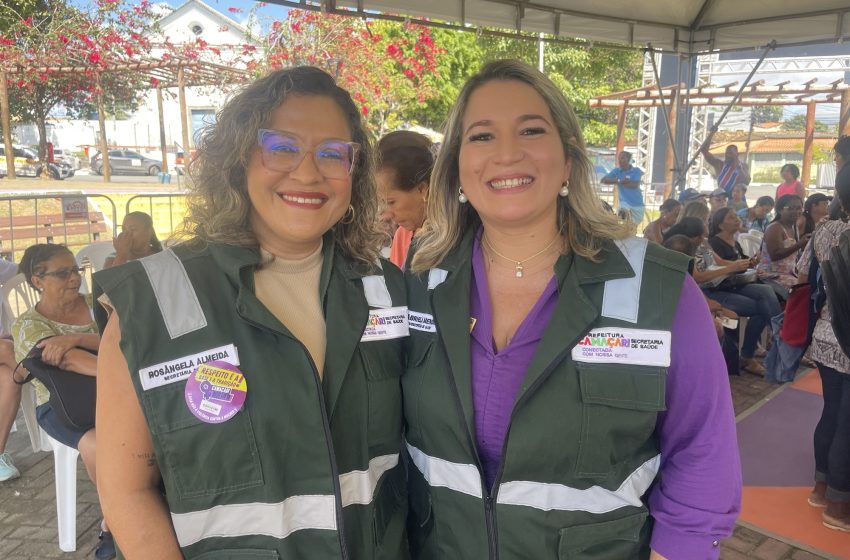 Camaçari: Secretária Rosângela Almeida e subsecretária Gabriela Mendes destacam início do Conexão Saúde em Abrantes
