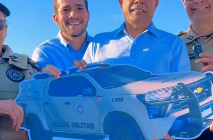 Matheus Ferreira destaca entrega de 118 novas viaturas para reforçar segurança na Bahia