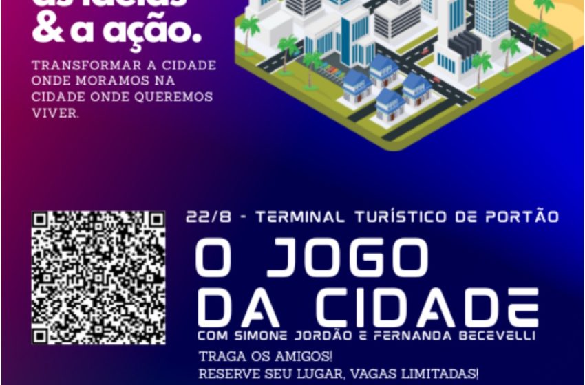 “Jogo da Cidade” chega a Lauro de Freitas para repensar o futuro da cidade com criatividade e inovação