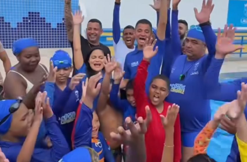  Prefeita Débora Regis destaca início das atividades na Arena Aquática e celebra transformação do espaço público