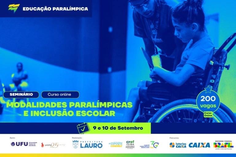 Lauro de Freitas recebe curso do Comitê Paralímpico Brasileiro para promover inclusão escolar