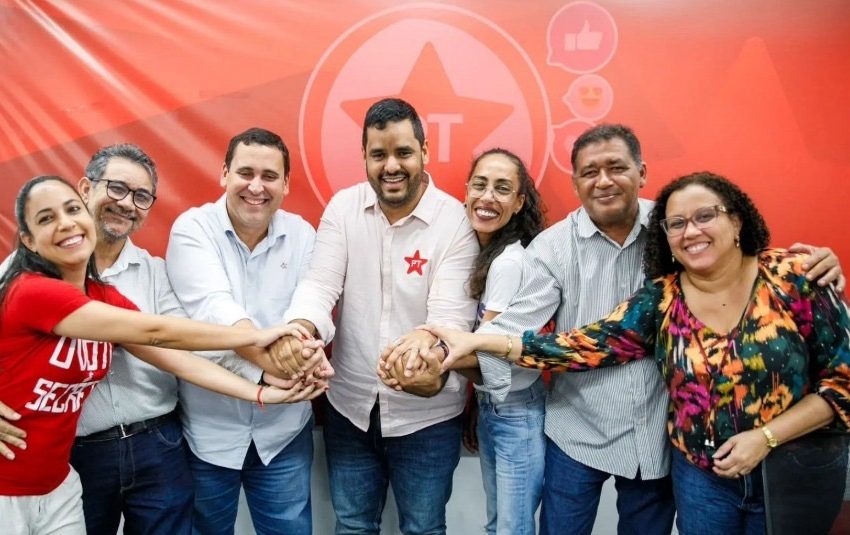 Tássio Brito toma posse como presidente do PT Bahia no Encontro Estadual do partido