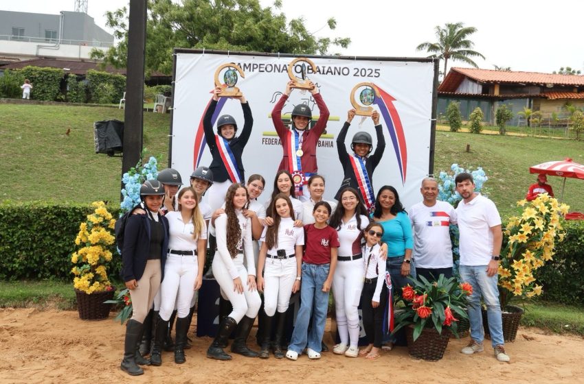 Campeonato Baiano em Vilas do Atlântico premia destaques do hipismo regional