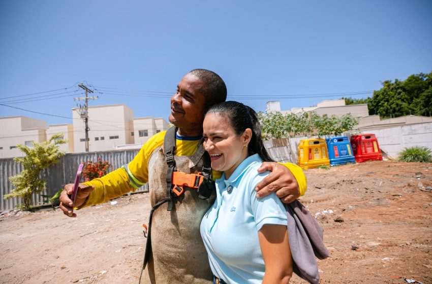 Prefeita Débora acompanha ações da Operação Buraco Zero e visita Ecoponto de Lauro de Freitas