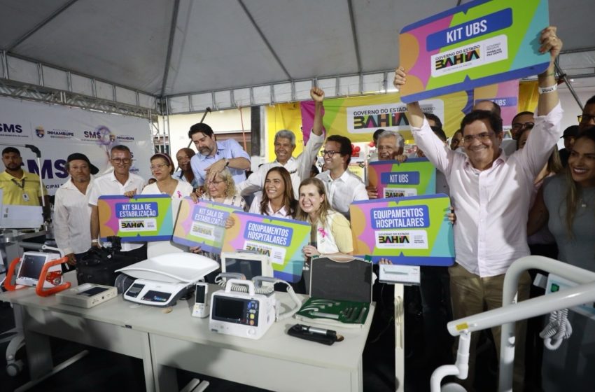 Governo do Estado inaugura obras de educação, saúde, agricultura e abastecimento de água em Inhambupe