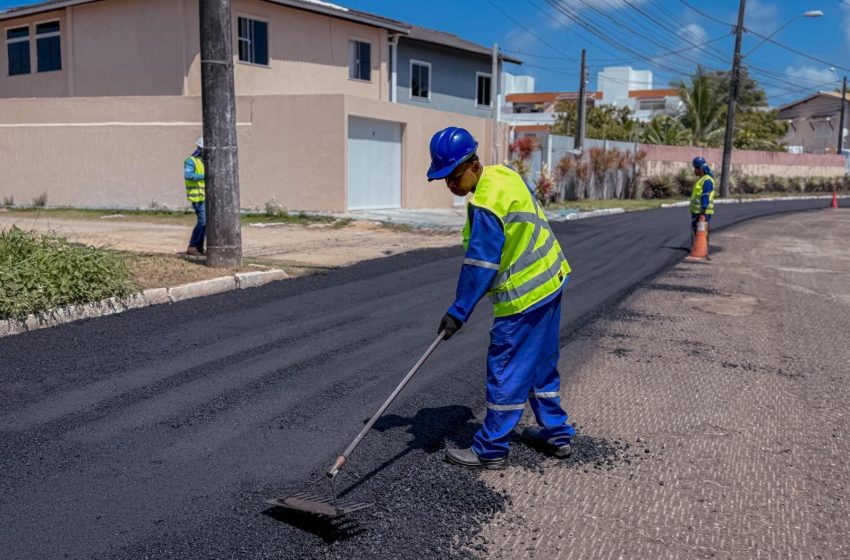 Pavimenta Lauro acelera obras e já transforma ruas em Caji e Buraquinho
