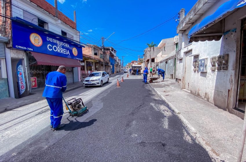 Prefeitura intensifica Operação Buraco Zero em vias de Lauro de Freitas