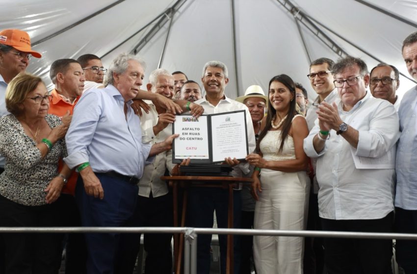 Catu recebe novo colégio estadual de tempo integral e pacote de investimentos em educação, saúde e esporte