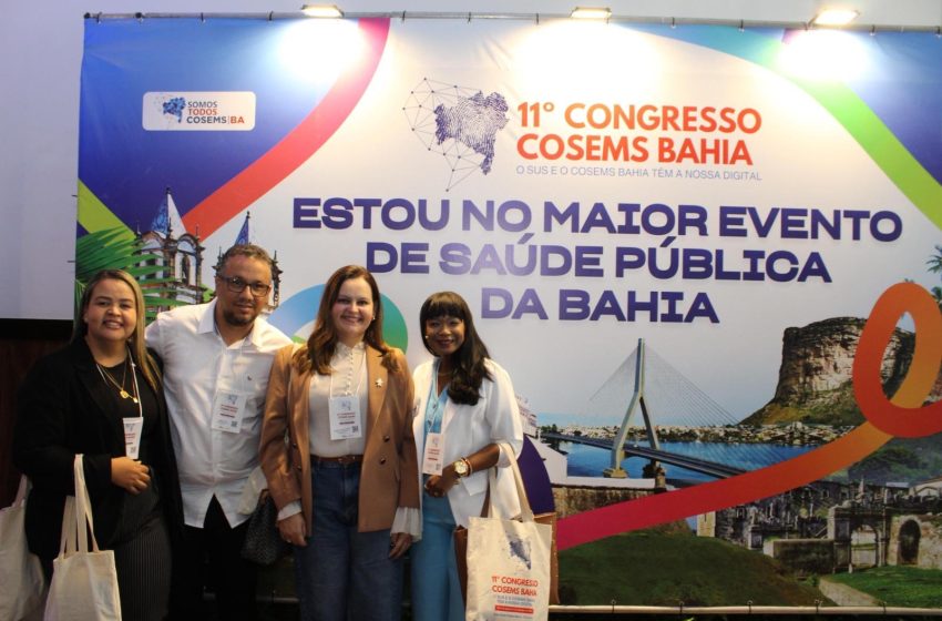 Prefeitura de Lauro de Freitas marca presença no 11º Congresso do COSEMS/BA
