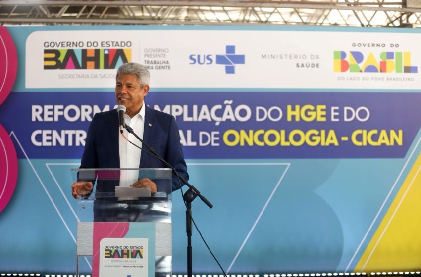 “O HGE completou 35 anos e agora passa pela maior transformação da sua história”, destaca governador durante assinatura de ordem de serviço para ampliação do Hospital Geral