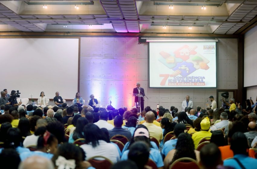 Jerônimo ressalta papel democrático da 7ª Conferência Estadual das Cidades