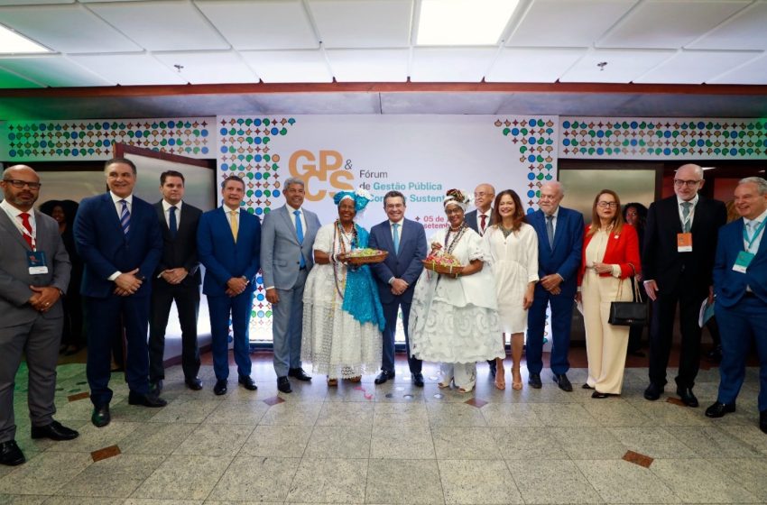 Jerônimo Rodrigues participa em Salvador da abertura do Fórum de Gestão Pública e Controle Sustentável