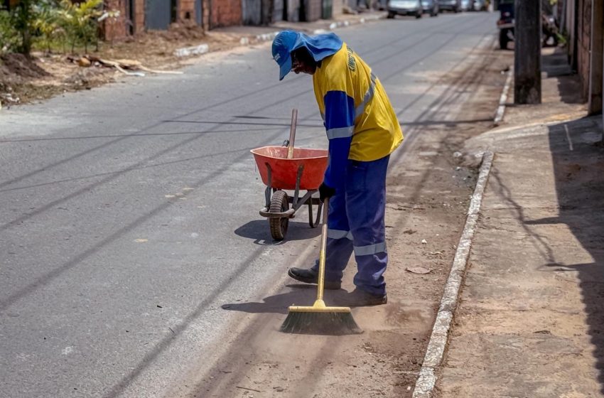 Prefeitura faz mutirão de limpeza no Parque São Paulo em Itinga