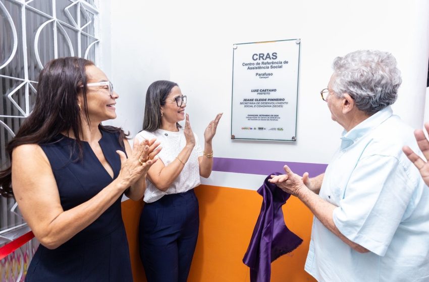 Foram cruéis com o povo de Parafuso’, dispara Caetano ao reabrir CRAS fechado há quase uma década