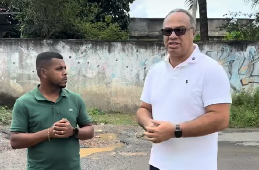 Vereadores César Grandão e Fábio Carvalho reforçam parceria com Débora Régis para atender demandas da Rua Pindoba