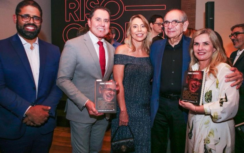 Ivana Bastos participa de lançamento de livro do comunicador Mário Kertész