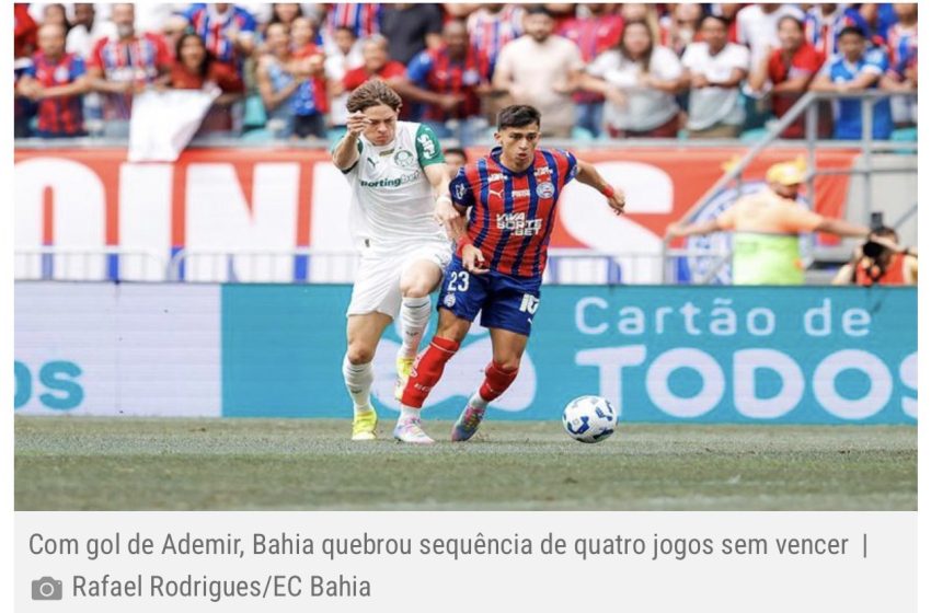 BROCOU! Bahia bate o Palmeiras com mais de 45 mil pessoas na Fonte