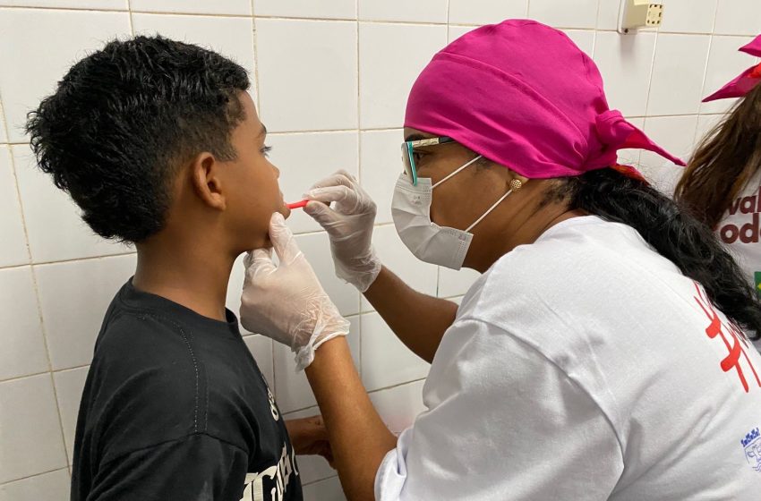 Prefeitura participa da mobilização nacional “Um Sorriso do Tamanho do Brasil” com foco na saúde bucal infantil