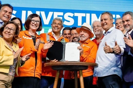 Governo do Estado e Petrobras assinam acordo para implantar canteiro de obras da Ponte Salvador-Itaparica no Estaleiro São Roque