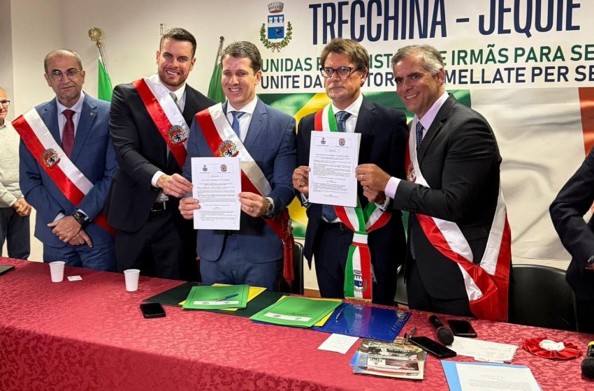 Jequié estreita sua relação de irmandade com a comunidade italiana de Trecchina